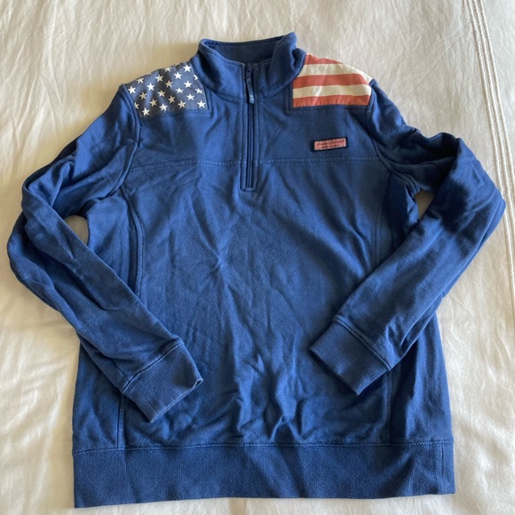 Vineyard Vines Women’s Small USA Flag Shep Shirt - Picture 2 of 4